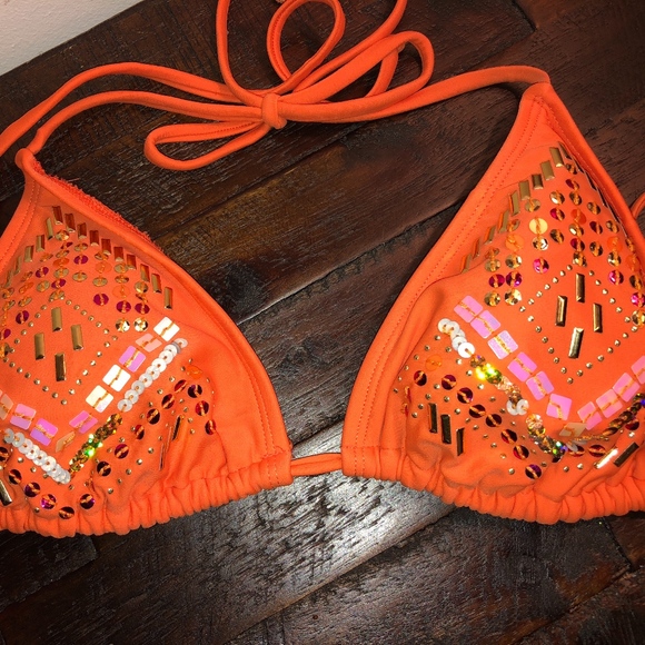 SPRING BREAK Embellished String Bikini Set - Picture 2 of 2